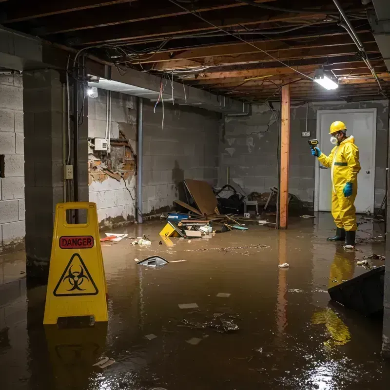 Flooded Basement Electrical Hazard in Boyd County, NE Property